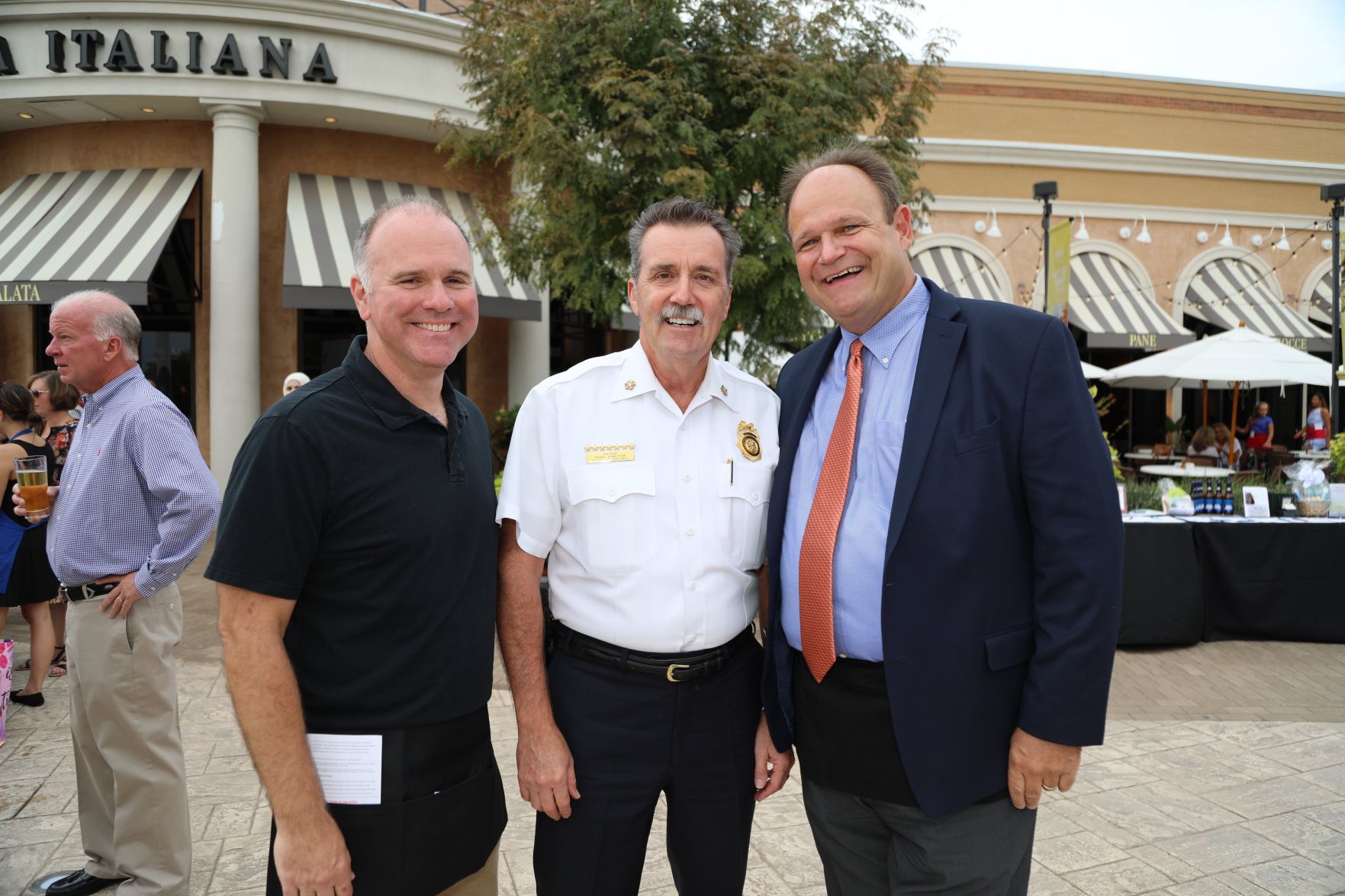 Meteorologist for FOX 2 News in the Morning, Glenn Zimmermann, St. Louis Fire Chief Dennis Jenkerson, Don Brown